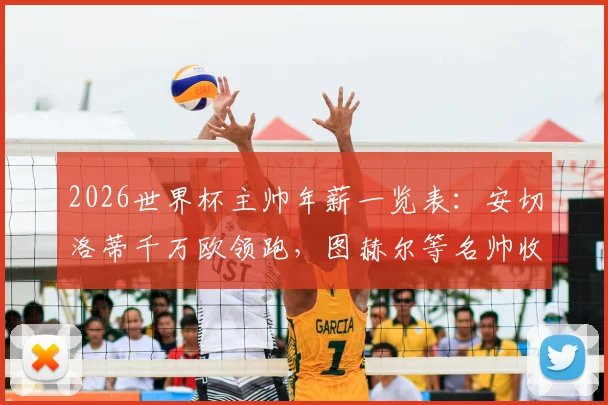 2026世界杯主帅年薪一览表：安切洛蒂千万欧领跑，图赫尔等名帅收入排行与详情分析