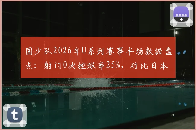 国少队2026年U系列赛事半场数据盘点:射门0次控球率25%,对比日本队9射门5射正暴露的青训差距与反思